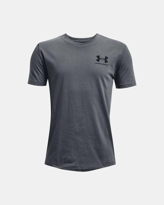 Boys' UA Sportstyle Left Chest Short Sleeve image number 0