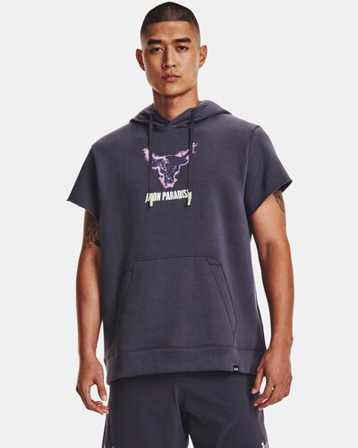 Men's Project Rock Rival Fleece Cap Hoodie
