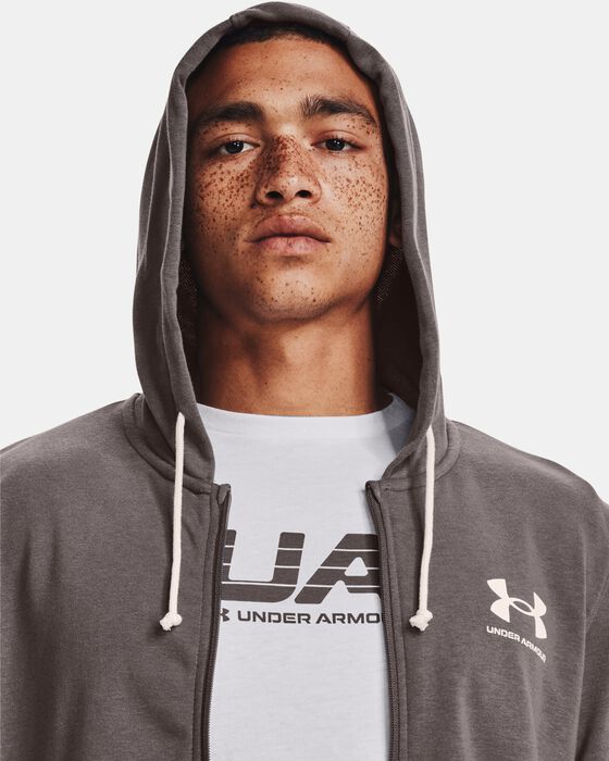 Men's UA Rival Terry Full-Zip image number 3