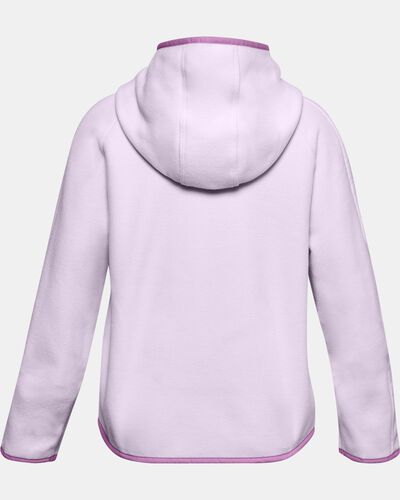 Girls' UA Winter Weight Fleece Full Zip Hoodie