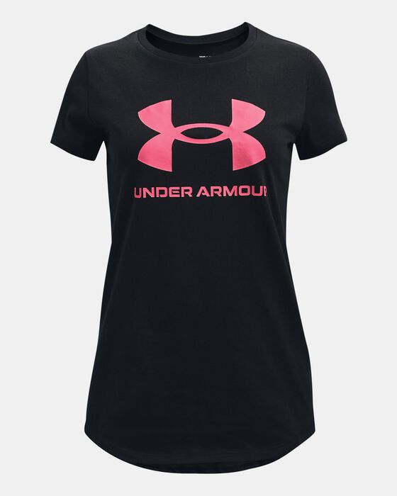 Girls' UA Sportstyle Graphic Short Sleeve image number 0