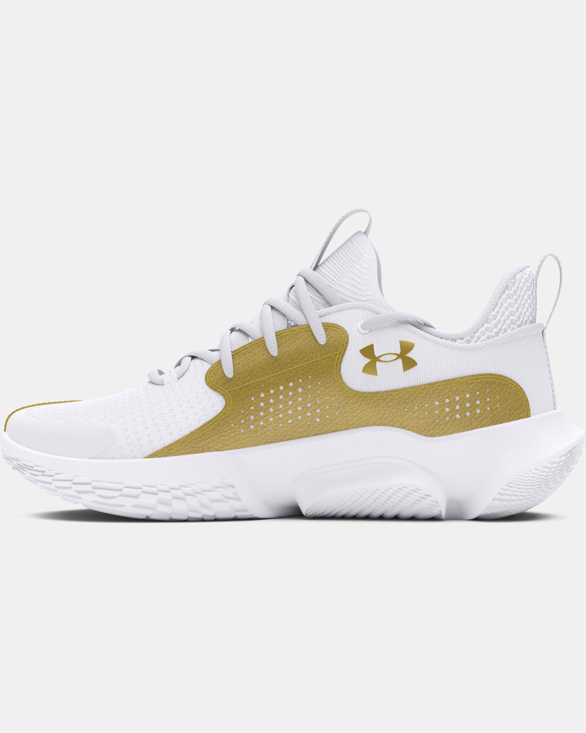 Shop Under Armour UA Flow FUTR X 3 Unisex Basketball Shoes White