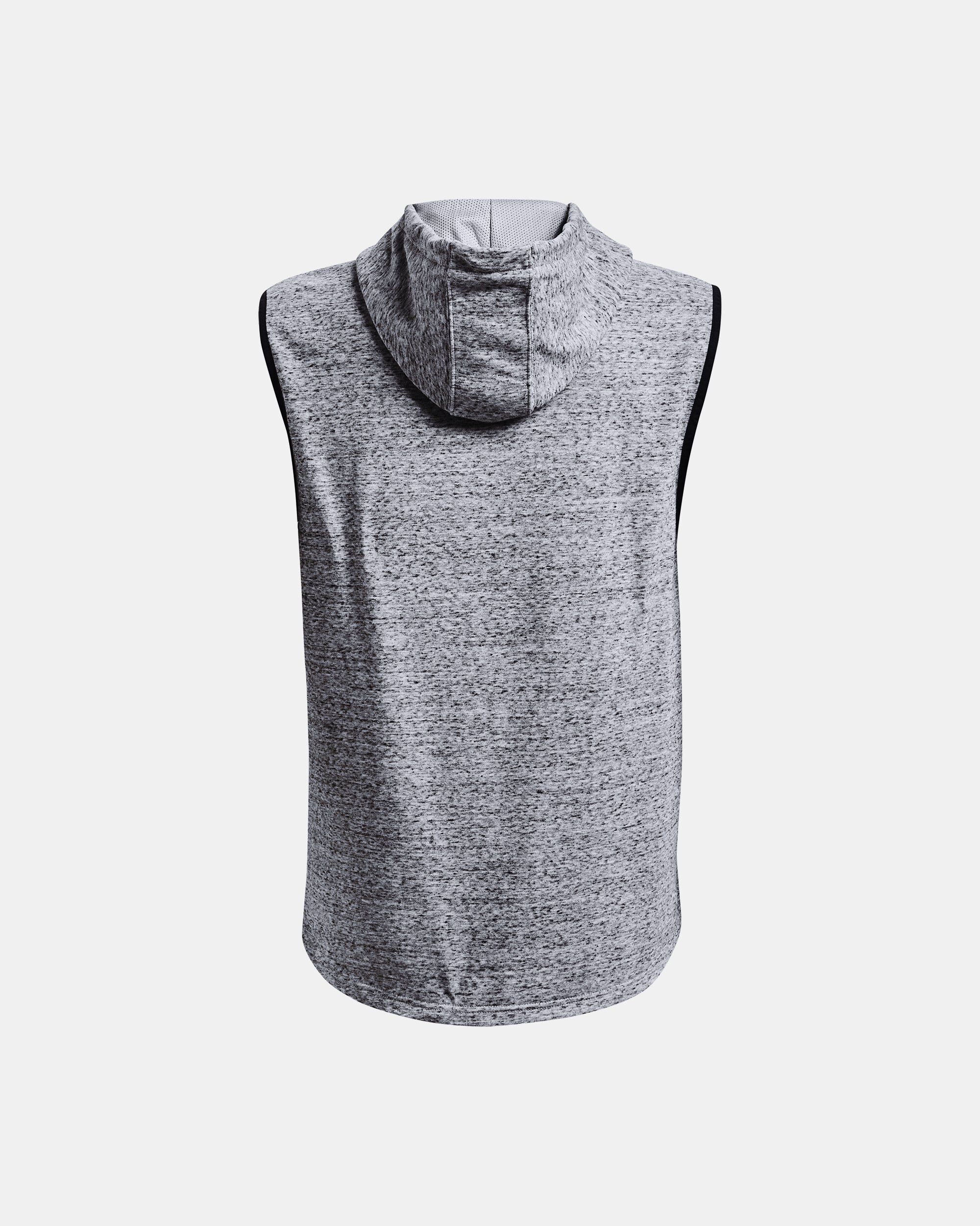 Grey nike sleeveless hoodie best sale