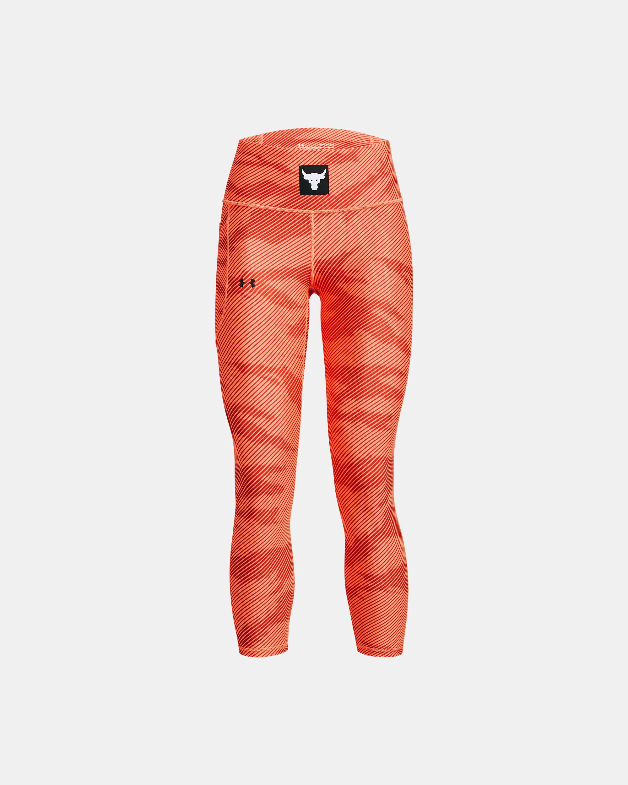 Under armour orange leggings sales