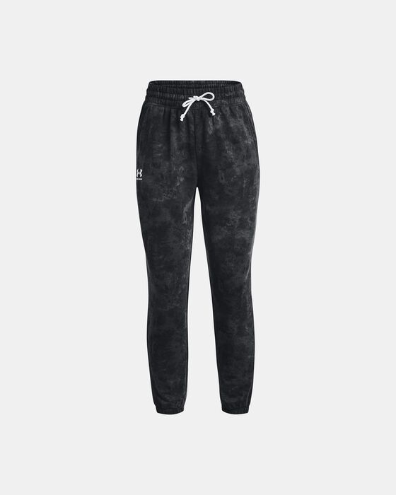 Women's UA Rival Terry Printed Joggers image number 4
