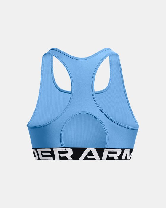 Women's HeatGear® Armour Mid Branded Sports Bra image number 10