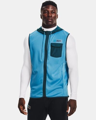 Men's Armour Fleece® Storm Hooded Vest