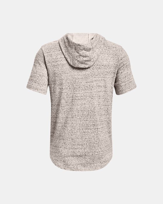 Men's UA Rival Terry Short Sleeve Hoodie image number 5