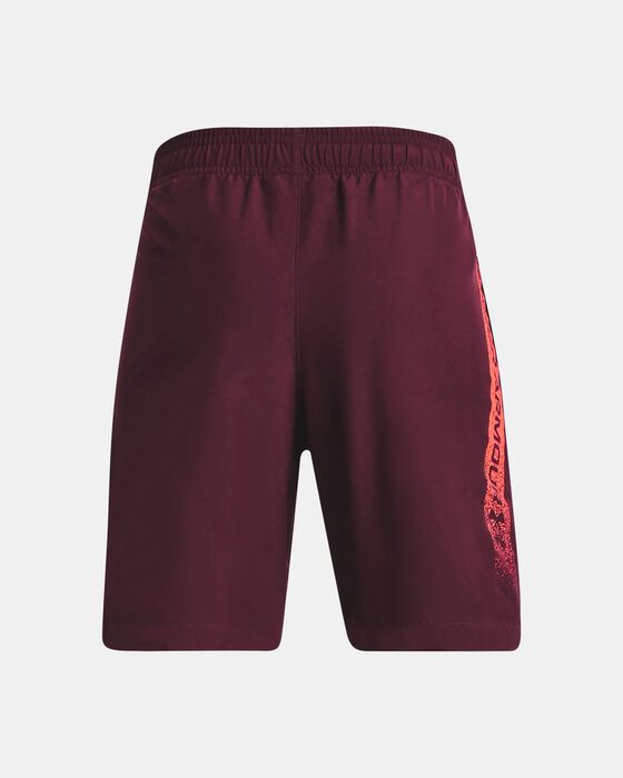 Boys' UA Woven Graphic Shorts image number 1