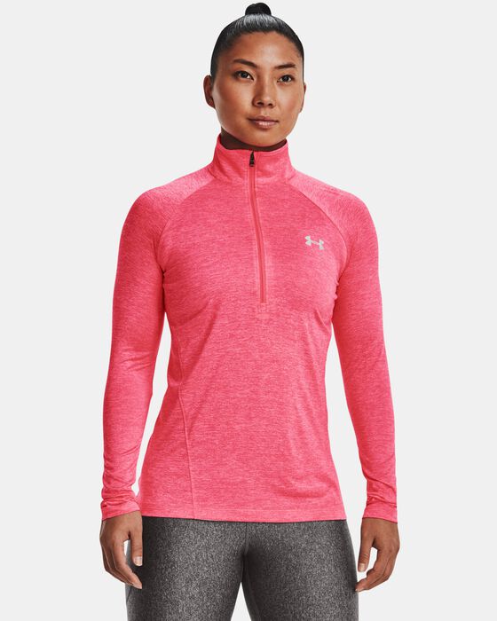 Women's UA Tech™ Twist ½ Zip image number 0