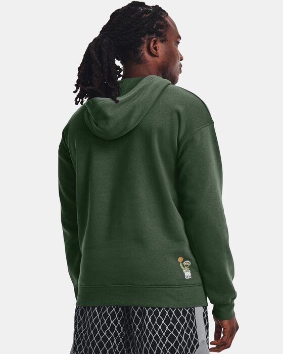 Men's Curry Sesame Street Grouch Hoodie image number 1