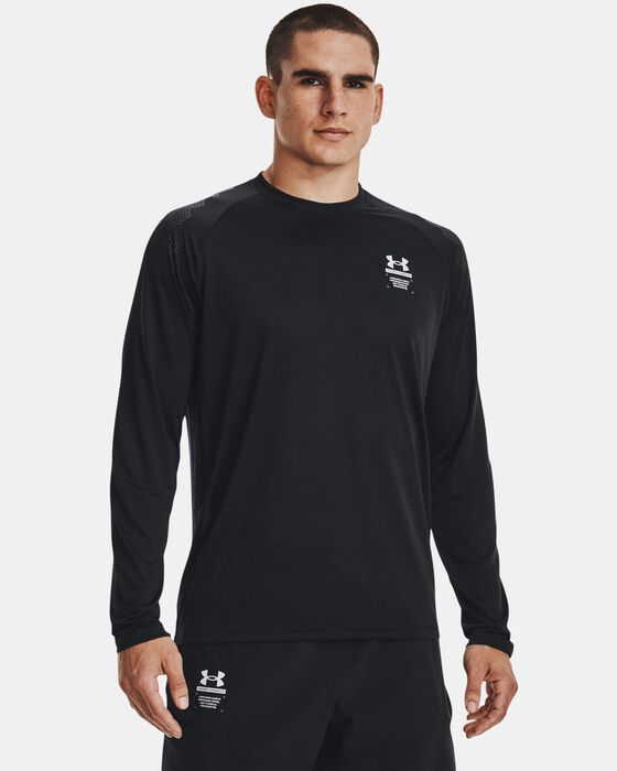 Men's UA ArmourPrint Long Sleeve image number 0