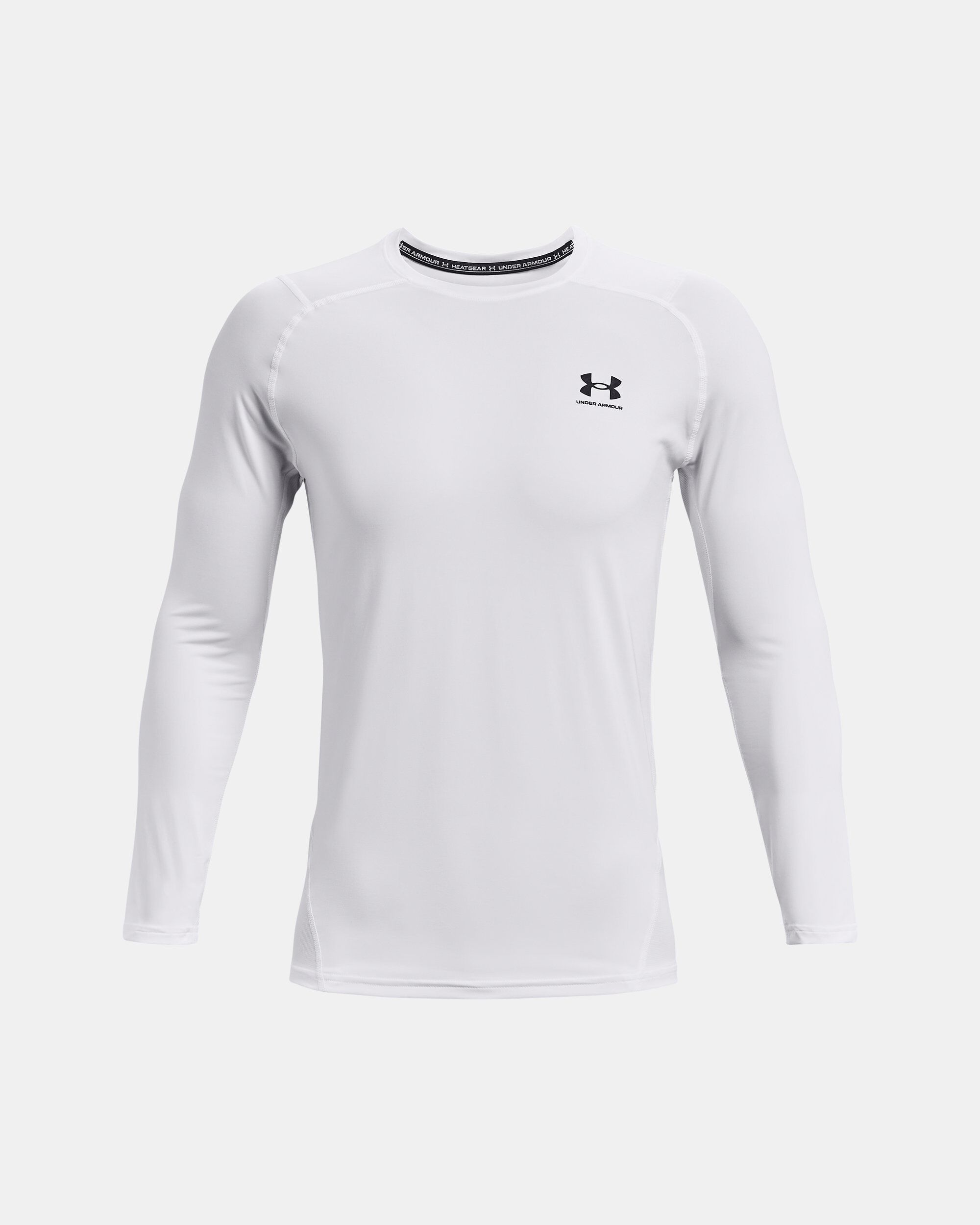 Under Armour Men s HeatGear Armour Fitted Long Sleeve White in