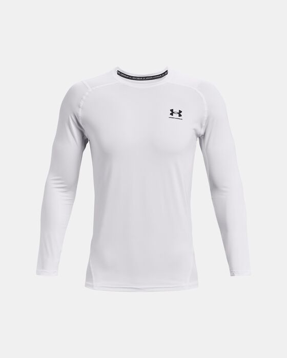 Men's HeatGear® Armour Fitted Long Sleeve image number 5