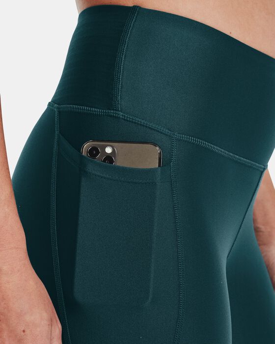 Women's HeatGear® Armour No-Slip Waistband Ankle Leggings image number 3