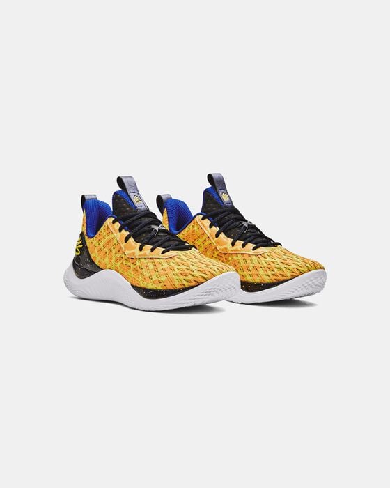 Unisex Curry Flow 10 Bang Bang Basketball Shoes image number 3