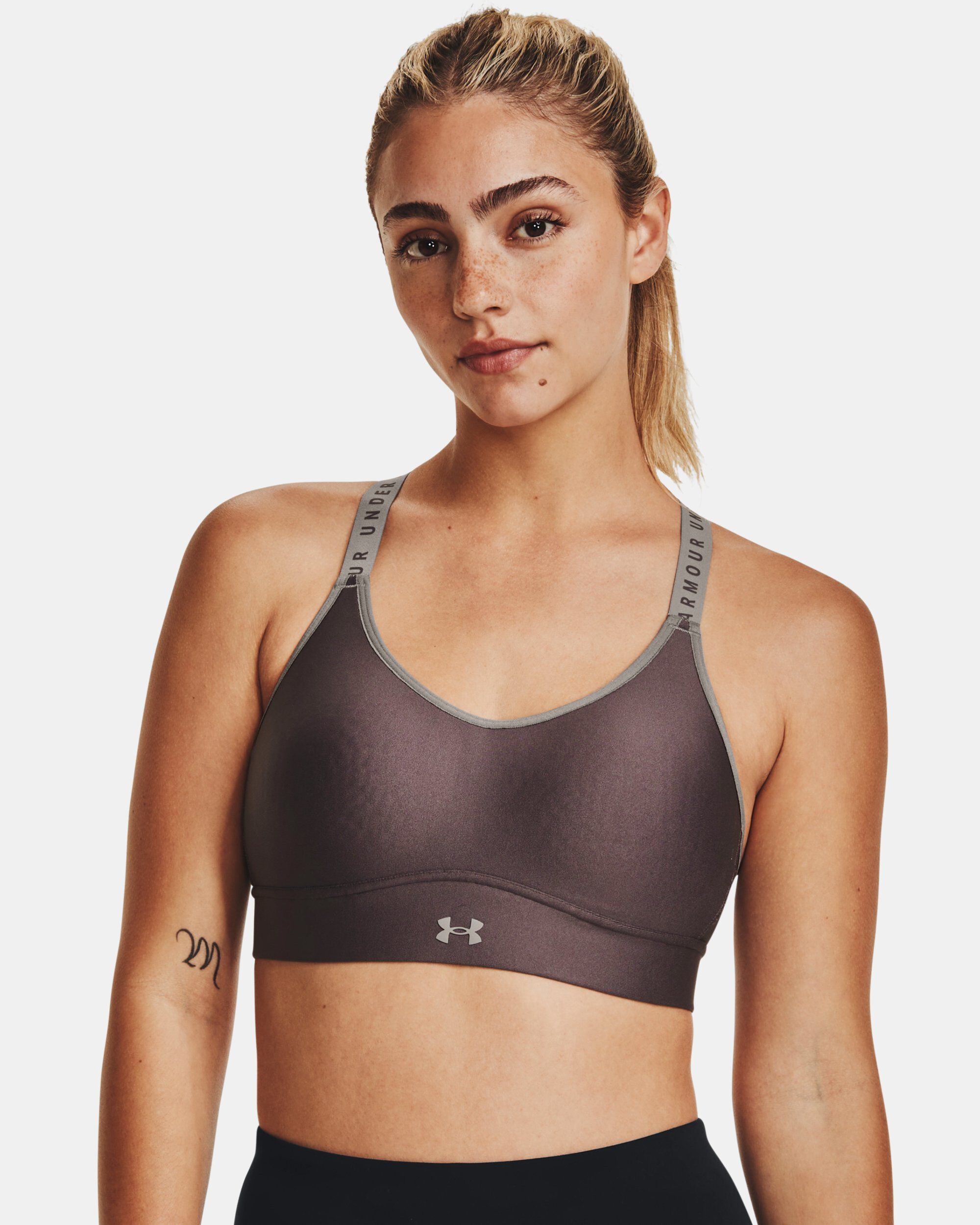 Under Armour Women's UA Infinity High Blocked Sports Bra Pink in Dubai, UAE