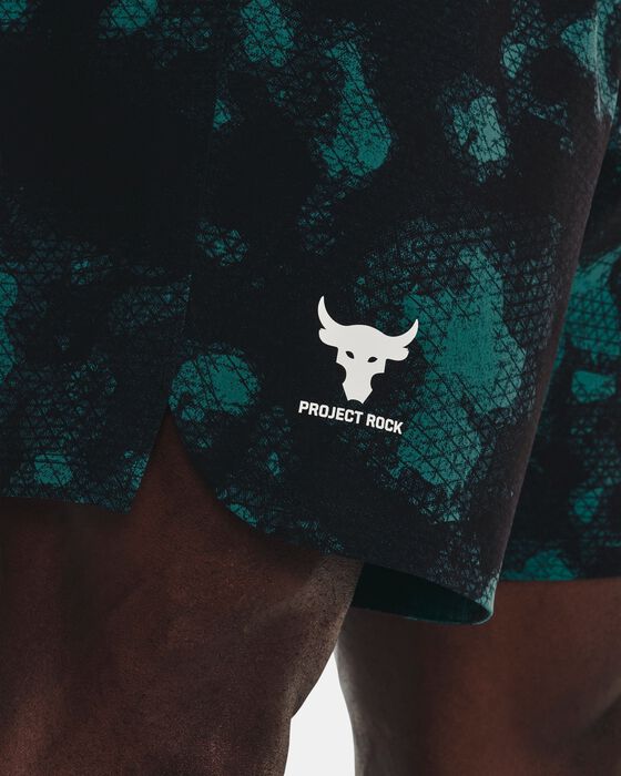 Men's Project Rock Woven Printed Shorts image number 6