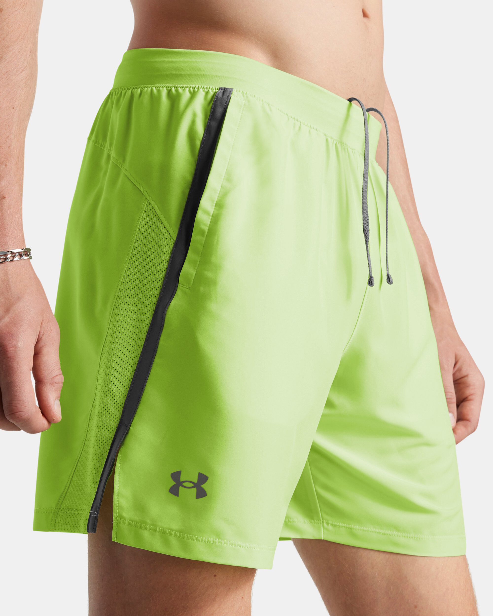 Neon green under armour shorts 2025
