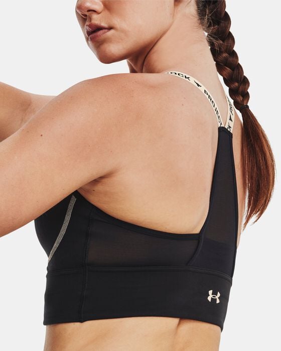 Women's Project Rock Infinity Mid Sports Bra image number 4