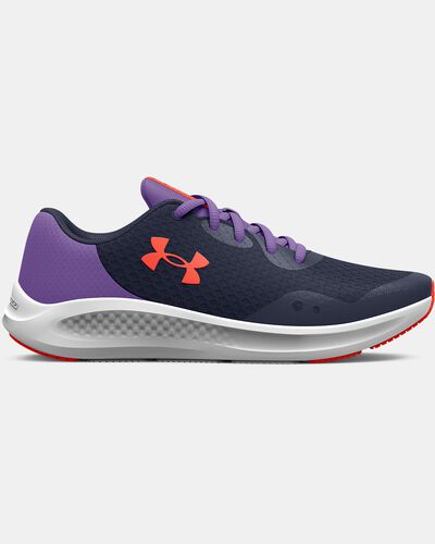 Girls' Grade School UA Charged Pursuit 3 Running Shoes