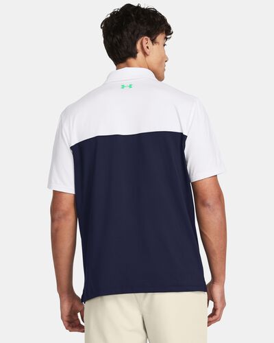 Men's UA Tee To Green Color Block Polo