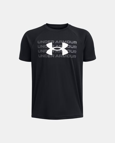 Boys' UA Tech™ Wordmark Logo Short Sleeve