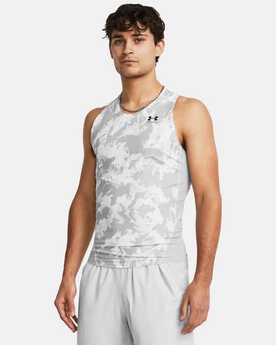 Men's HeatGear® Iso-Chill Printed Tank image number 0