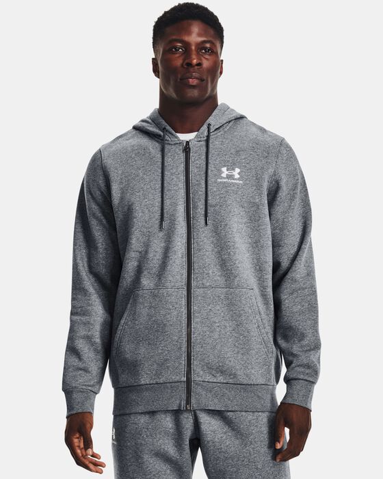 Men's UA Essential Fleece Full-Zip Hoodie image number 0