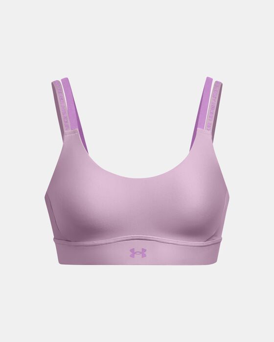 Women's UA Infinity 2.0 Mid Rib Sports Bra image number 3