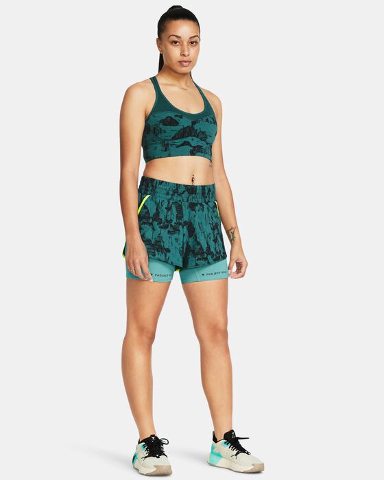 Women's Project Rock Leg Day Flex Printed Shorts image number 2