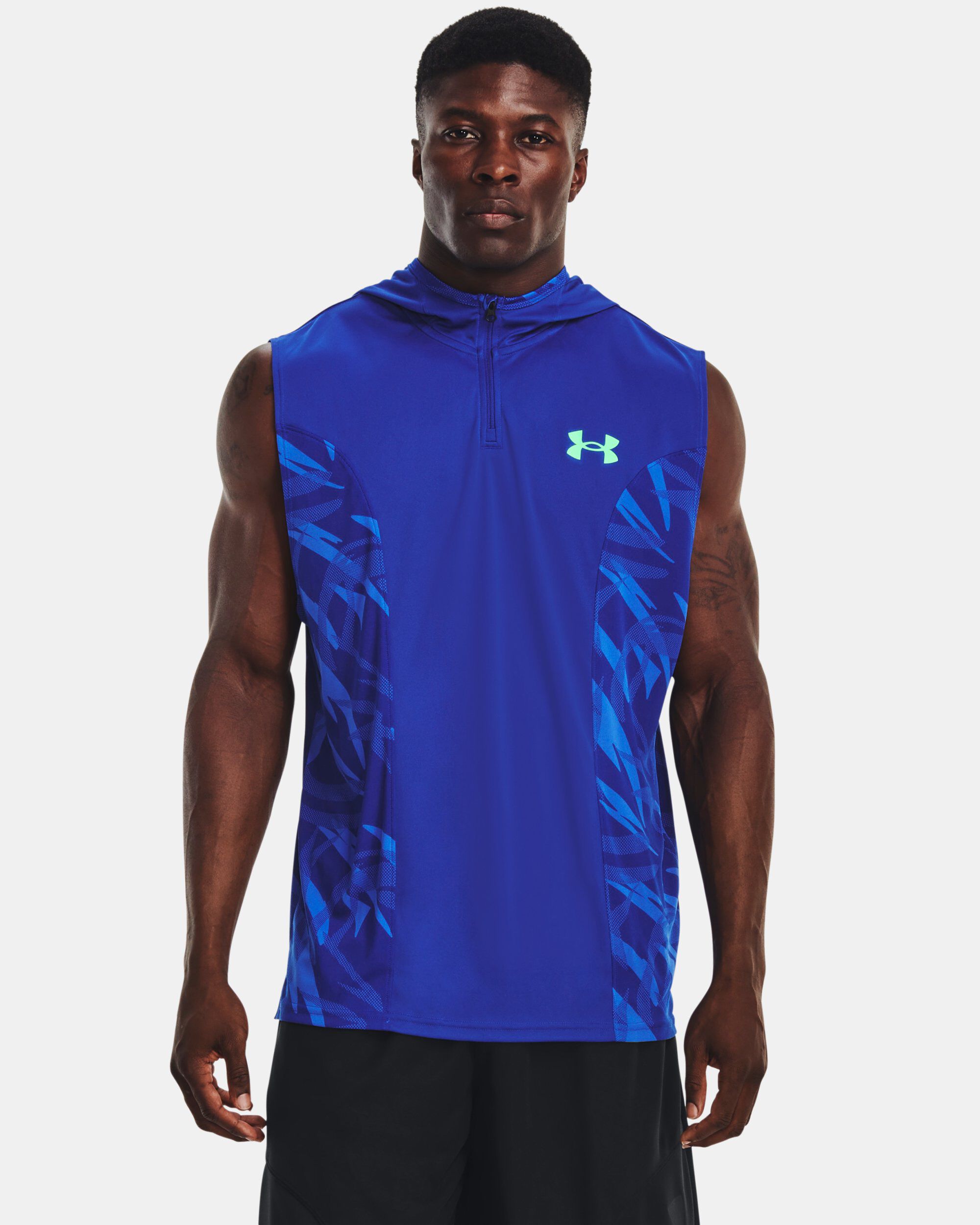 Under Armour Men s UA Baseline Tank Hoodie Blue in Dubai UAE