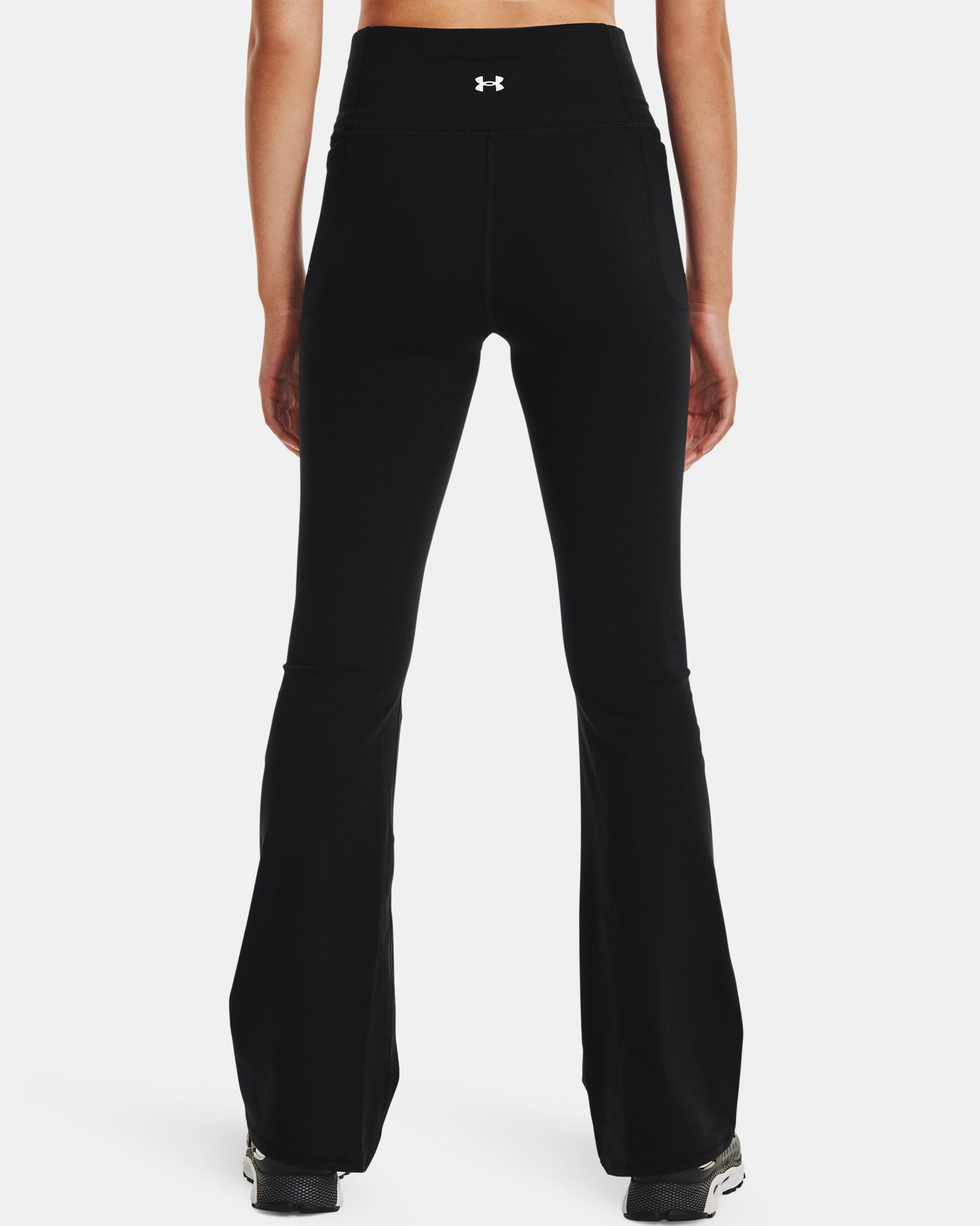 Yoga pants with straps on sale