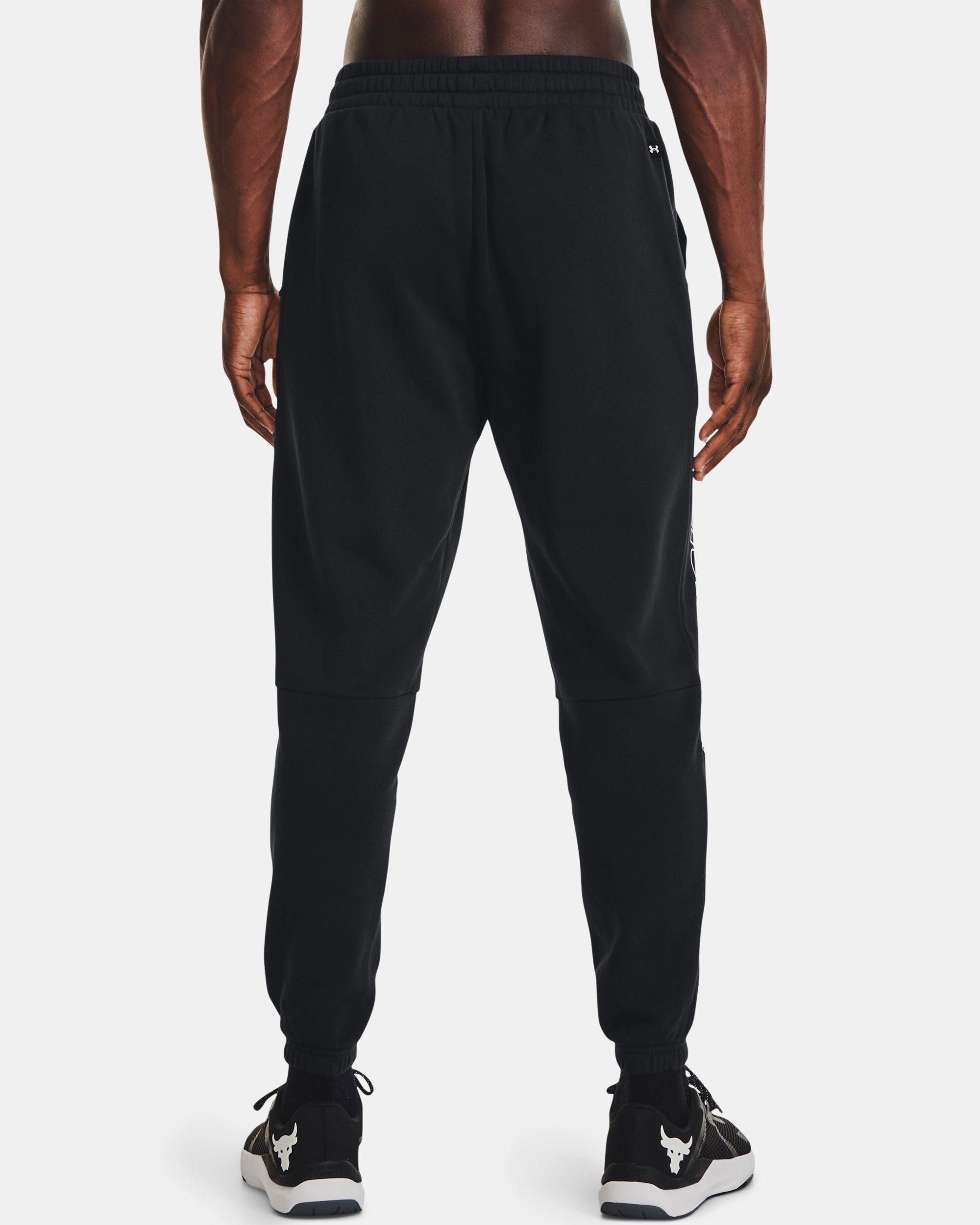 Buy Men s Project Rock Rival Fleece Joggers Black in Dubai UAE Under Armour