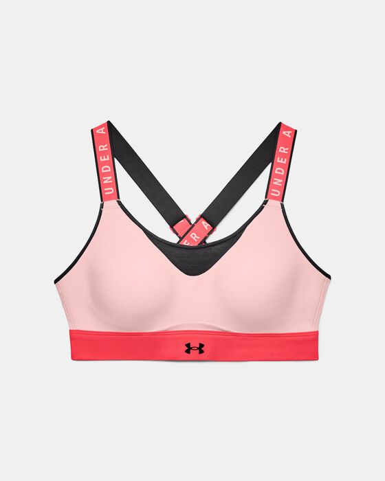 Women's UA Infinity High Blocked Sports Bra image number 8