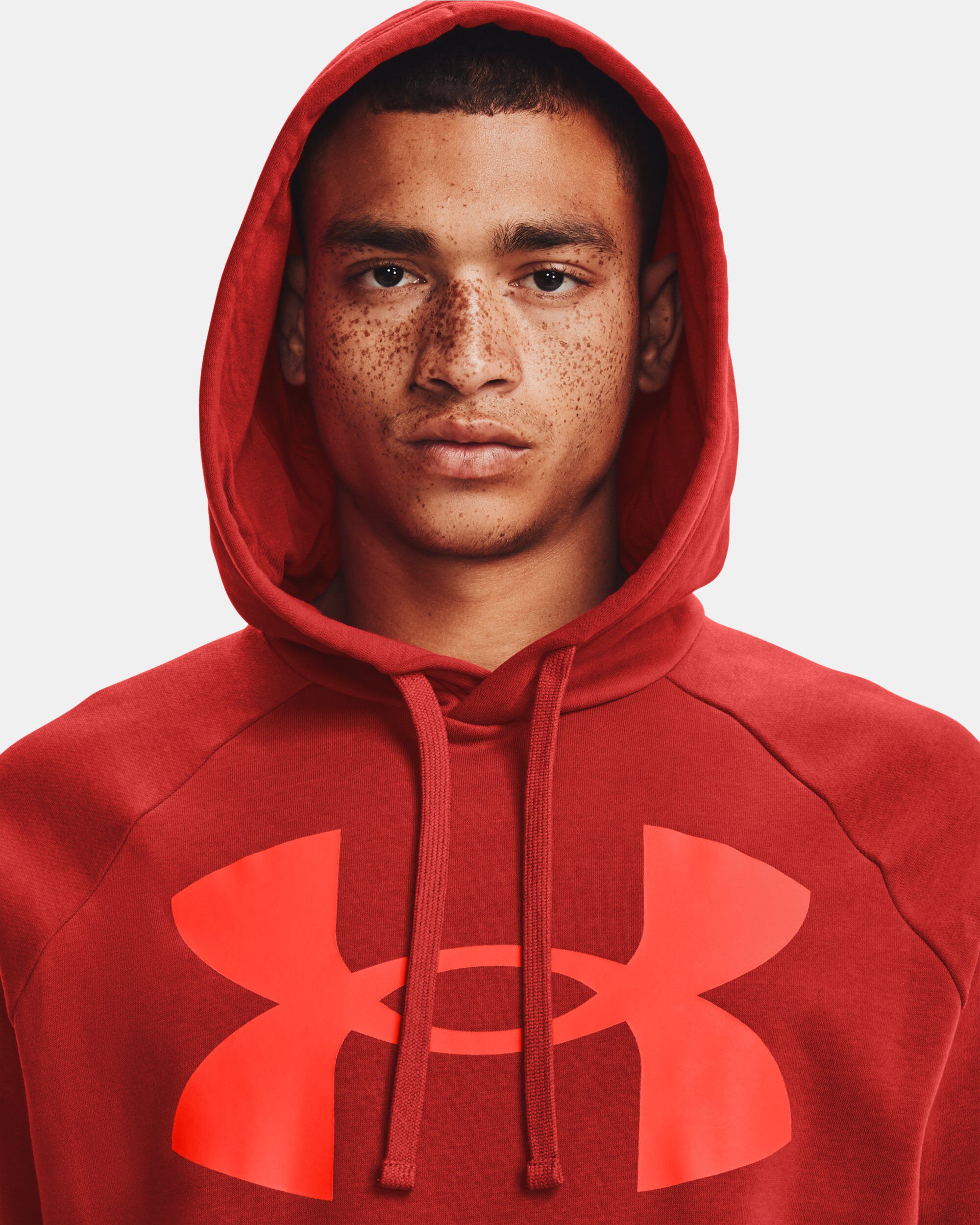 Under armour best sale hoodie red