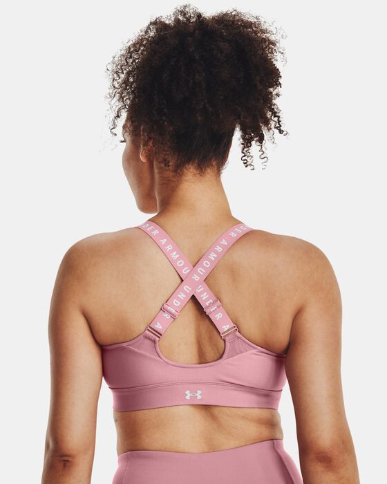 Women's UA Infinity High Zip Sports Bra image number 5