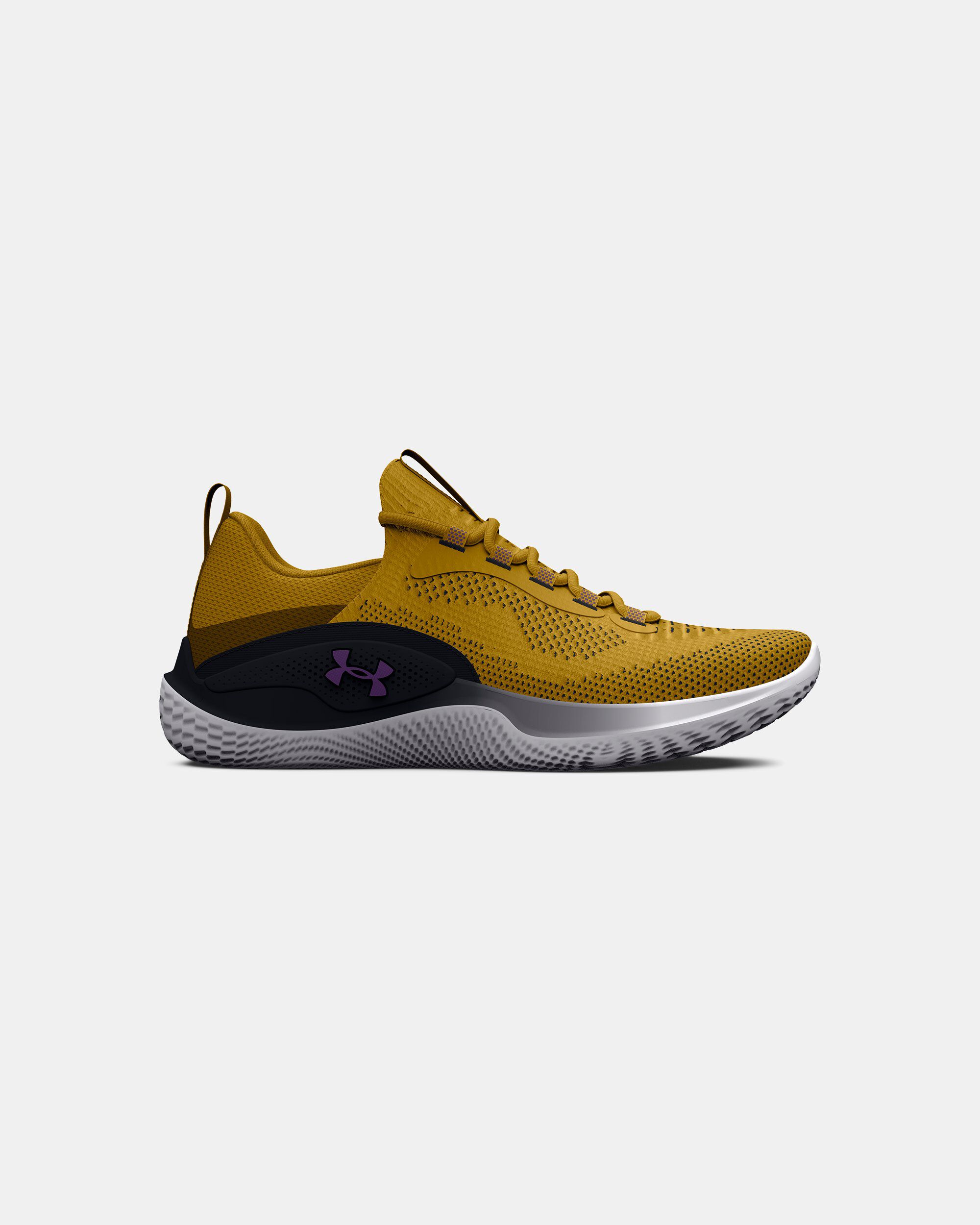 Yellow under armour shoes store