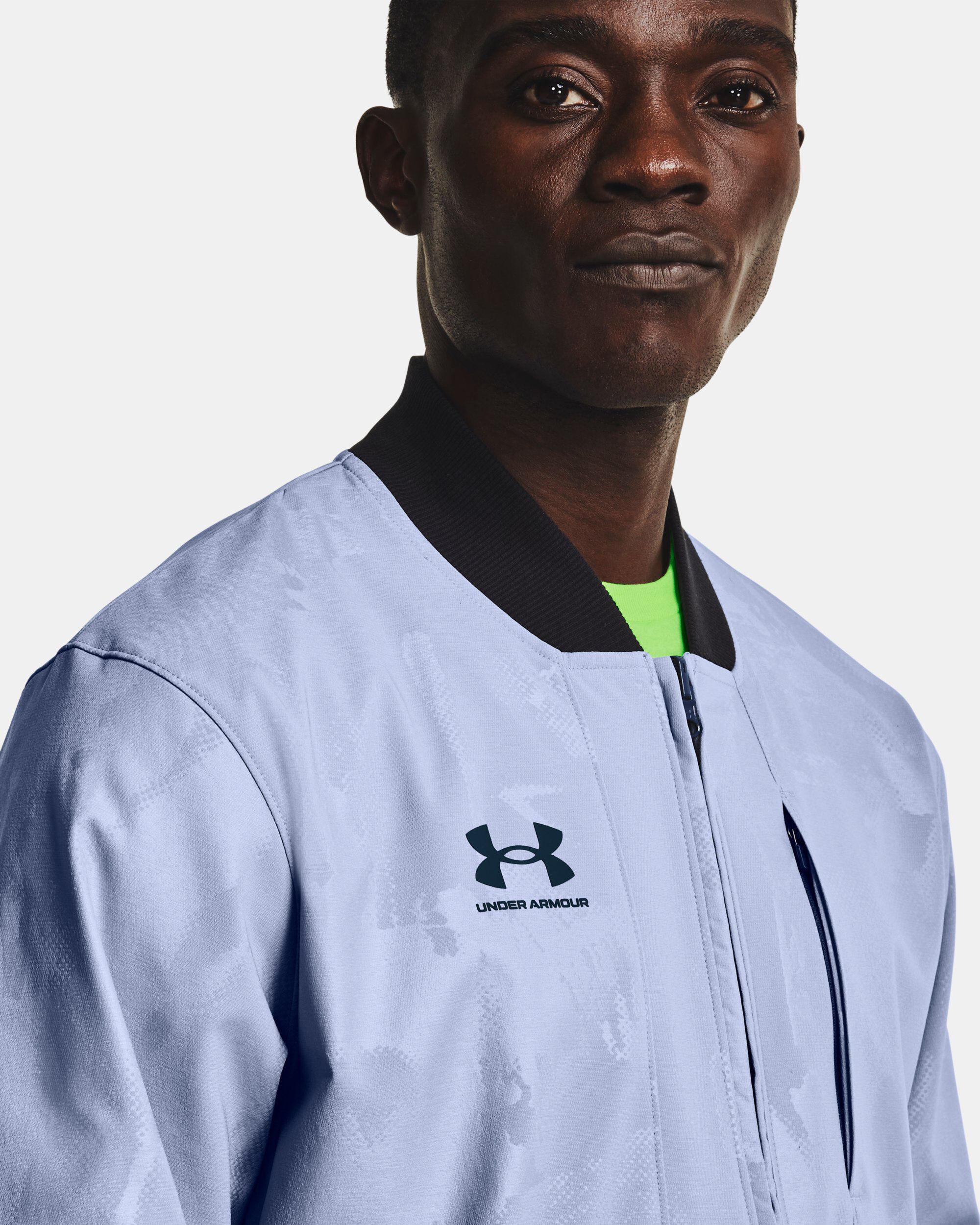 Under Armour Men s UA Accelerate Bomber Jacket Blue in Dubai UAE