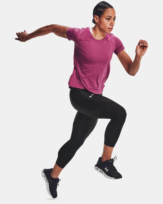 Women's UA Iso-Chill Run 7/8 Tights image number 3