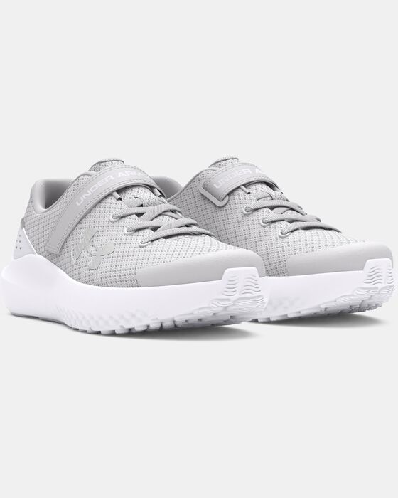 Girls' Pre-School UA Surge 4 AC Running Shoes image number 3