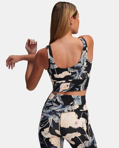Women's UA Meridian Fitted Printed Crop Tank