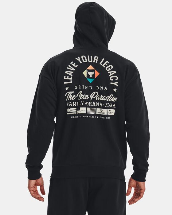 Men's Project Rock Heavyweight Terry Full-Zip image number 1