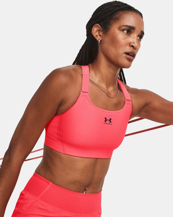 Women's HeatGear® Armour High Sports Bra image number 2