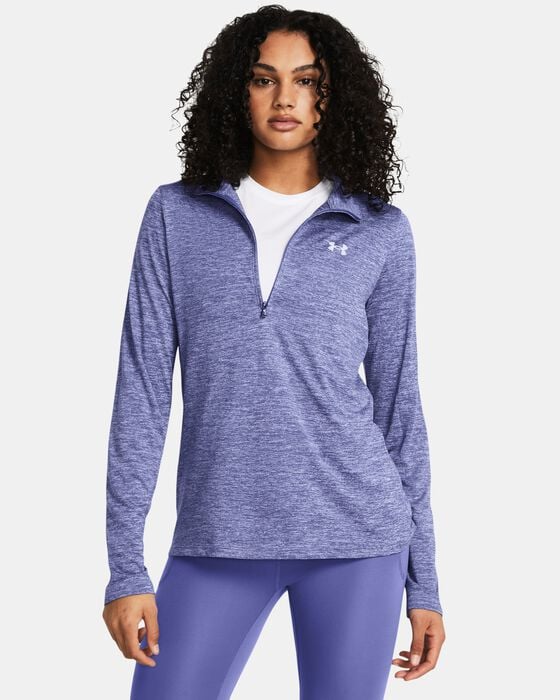 Women's UA Tech™ Twist ½ Zip image number 0