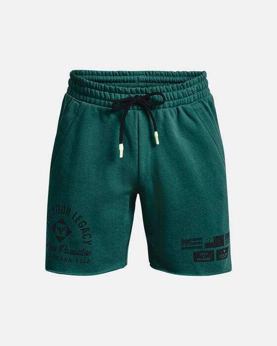 Men's Project Rock Heavyweight Terry Shorts image number 4