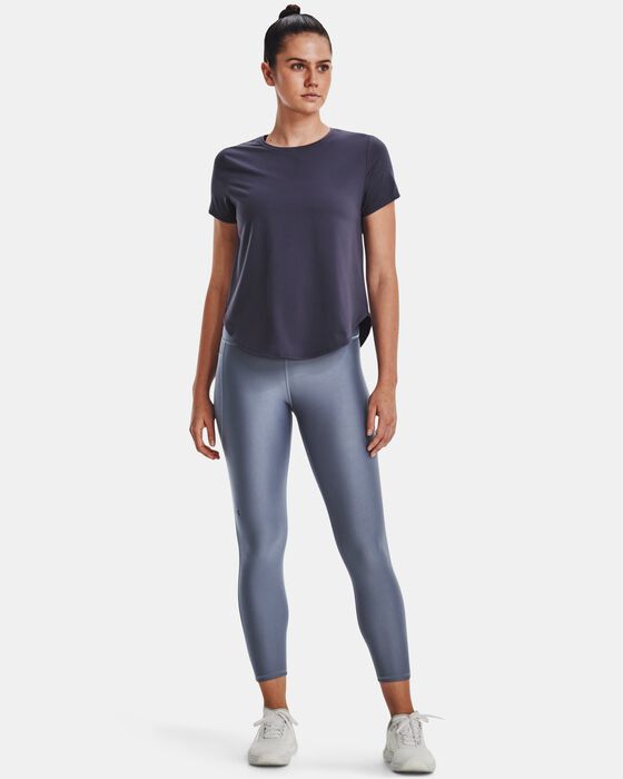 Women's HeatGear® Armour No-Slip Waistband Ankle Leggings image number 2