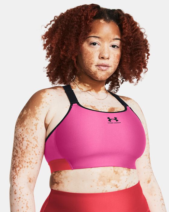 Women's HeatGear® Armour High Sports Bra image number 0