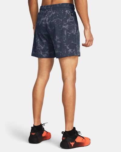 Men's Project Rock Rival Terry Printed Shorts