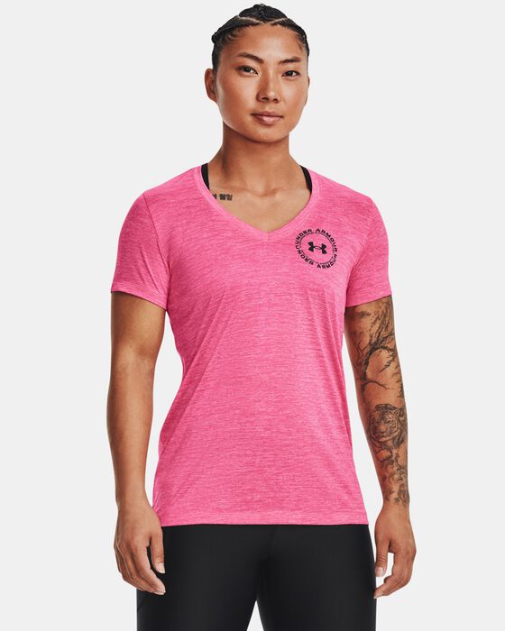 Women's UA Tech™ Twist Crest Short Sleeve image number 0